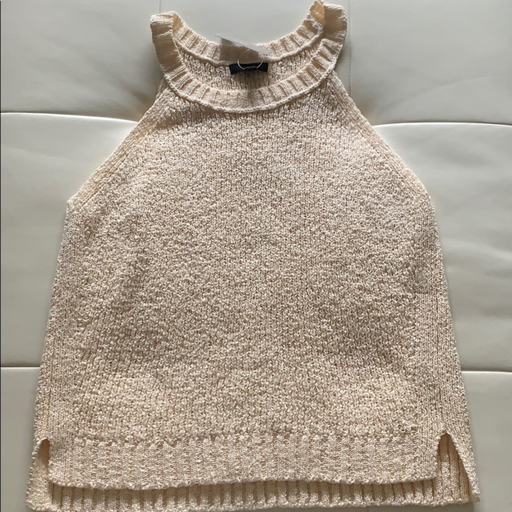 NWT J.Crew High Neck sweater Tank
